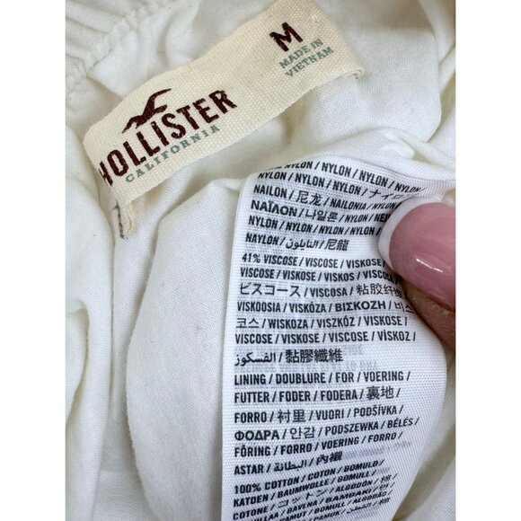 Vintage Hollister Cream Floral Lace & Sequin Embellished Mini Skirt Y2K - Picture 11 of 16